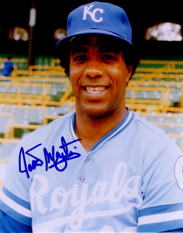 AUTOGRAPHED JOSE MARTINEZ photo KC Royals