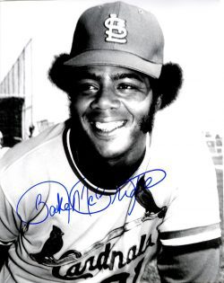 Autographed Bake Mc Bride St. Louis Cardinals 8x10 photo