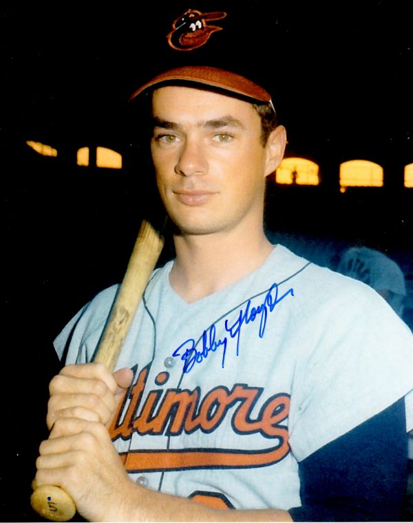 AUTOGRAPHED BOBBY FLOYD 8X10 photo  Baltimore Orioles