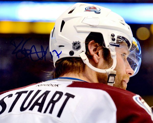 Autographed BRAD STUART 8x10 Colorado Avalanche Photo