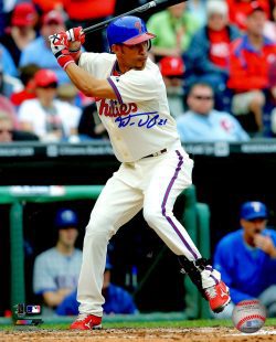 AUTOGRAPHED WILSON VALDEZ  8x10 Philadelphia Phillies Photo