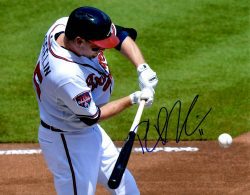 AUTOGRAPHED PHIL GOSSELIN 8X10 Atlanta Braves photo