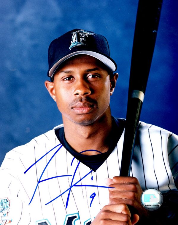 AUTOGRAPHED 8X10 photo JUAN PIERRE Florida Marlins