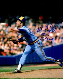 AUTOGRAPHED MIKE CALDWELL 8X10 photo Milwaukee Brewers