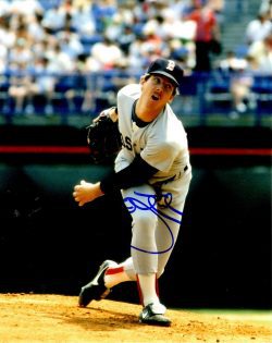 AUTOGRAPHED JOHN TUDOR  8X10  Boston Red Sox photo