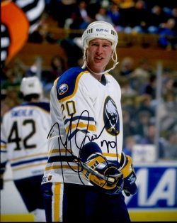 Autographed BOB SWEENEY 8X10 Buffalo Sabres Photo
