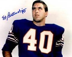 Autographed ED RUTKOWSKI 8X10 Buffalo Bills Photo