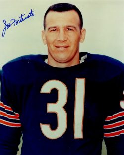 Autographed  JOE FORTUNATO 8X10  Chicago Bears Photo