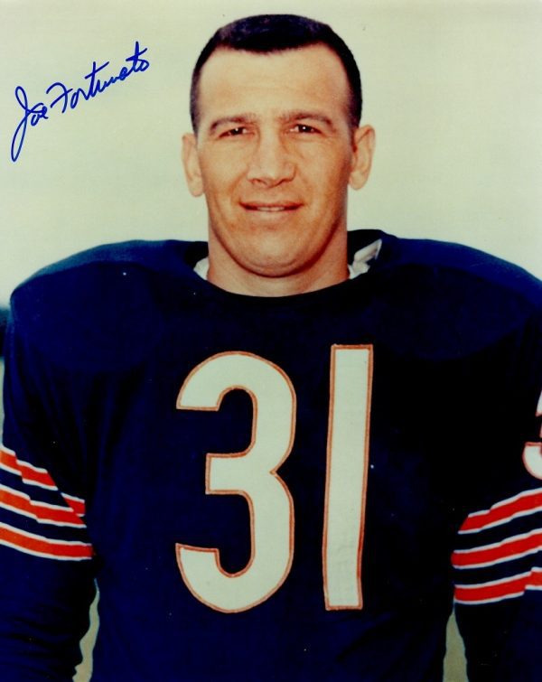 Autographed  JOE FORTUNATO 8X10  Chicago Bears Photo