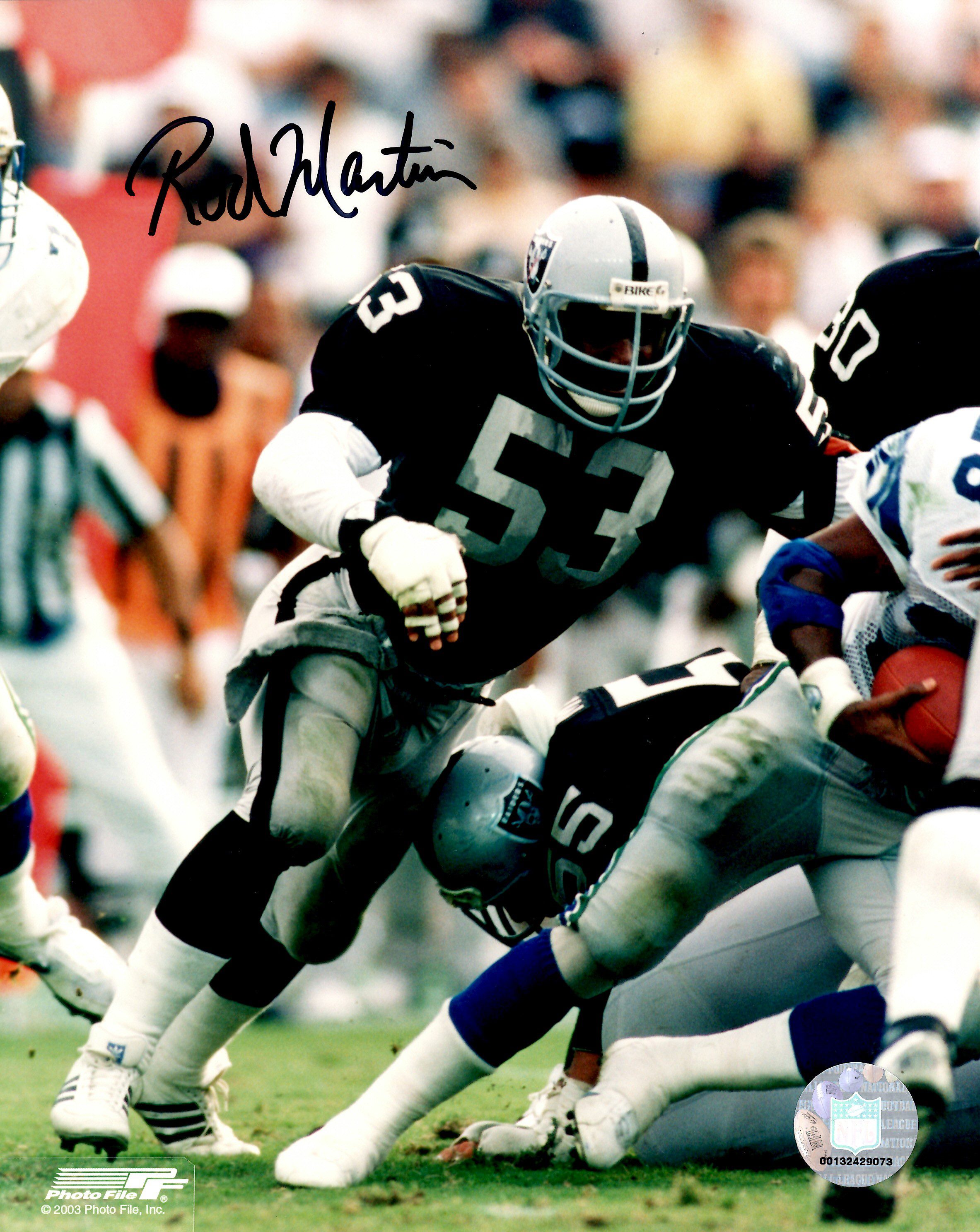 AUTOGRAPHED DAN PASTORINI 8x10 Los Angeles Rams Photo - Main Line