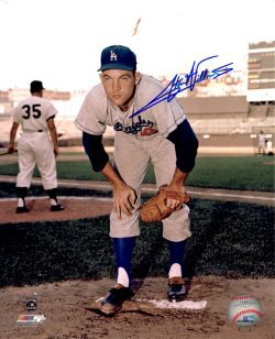 AUTOGRAPHED STAN WILLIAMS 8X10 Los Angeles Dodgers photo