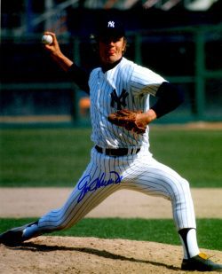 AUTOGRAPHED GEORGE MEDICH 8X10 NEW YORK YANKEES photo