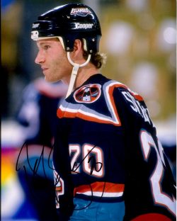 Autographed  BOB SWEENEY 8X10 New York Islanders Photo