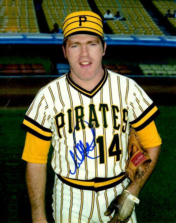 Autographed ED OTT 8X10 Pittsburgh Pirates Photo