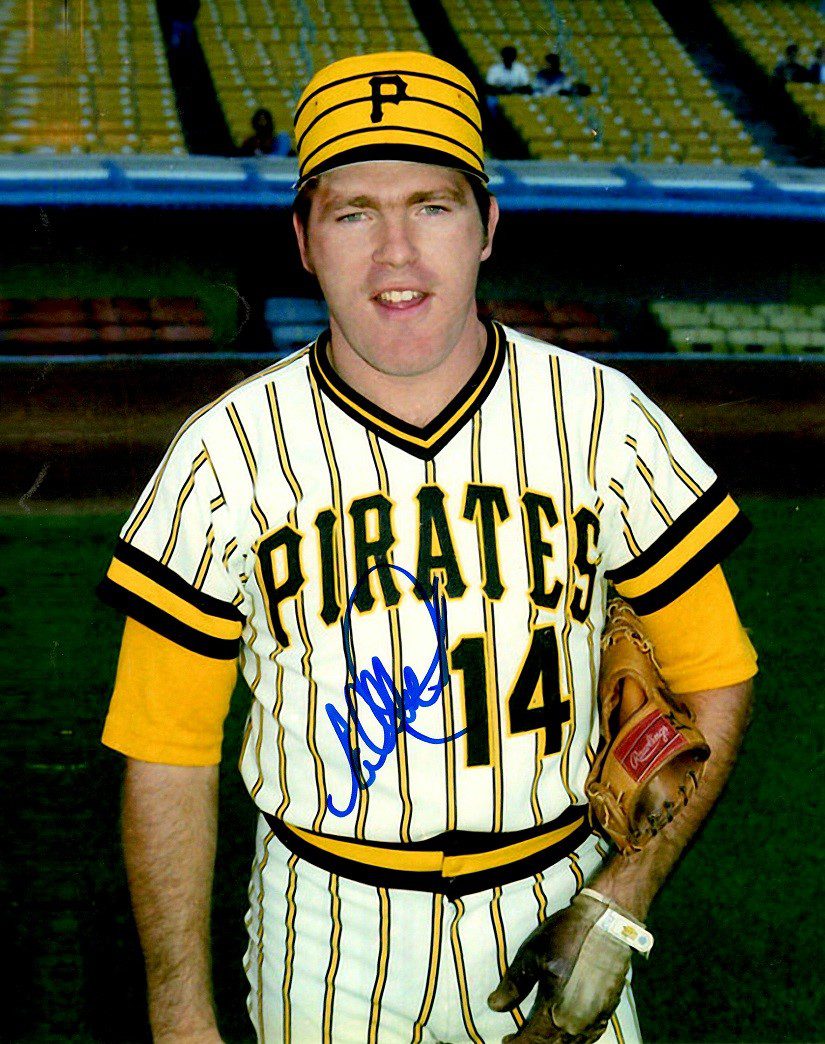 Autographed ED OTT 8X10 Pittsburgh Pirates Photo - Main Line Autographs