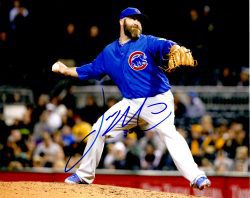 AUTOGRAPHED JASON MOTTE 8X10 Chicago Cubs Photo