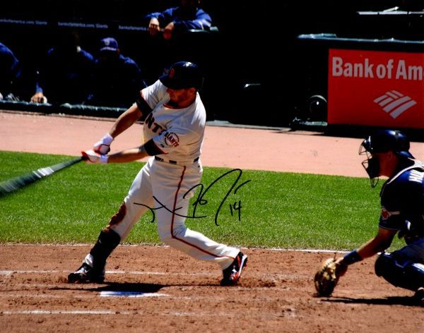AUTOGRAPHED MIKE FONTENOT San Francisco Giants Photo