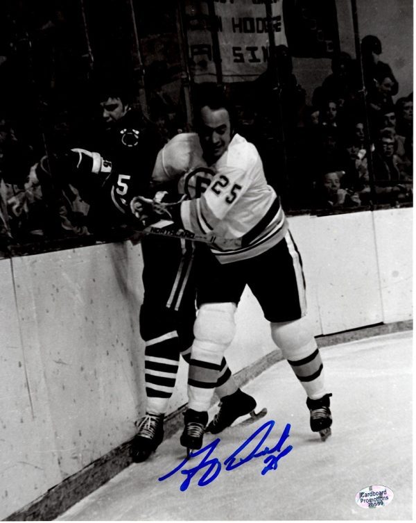 Autographed  GARY DOAK 8X10 Boston Bruins  Photo
