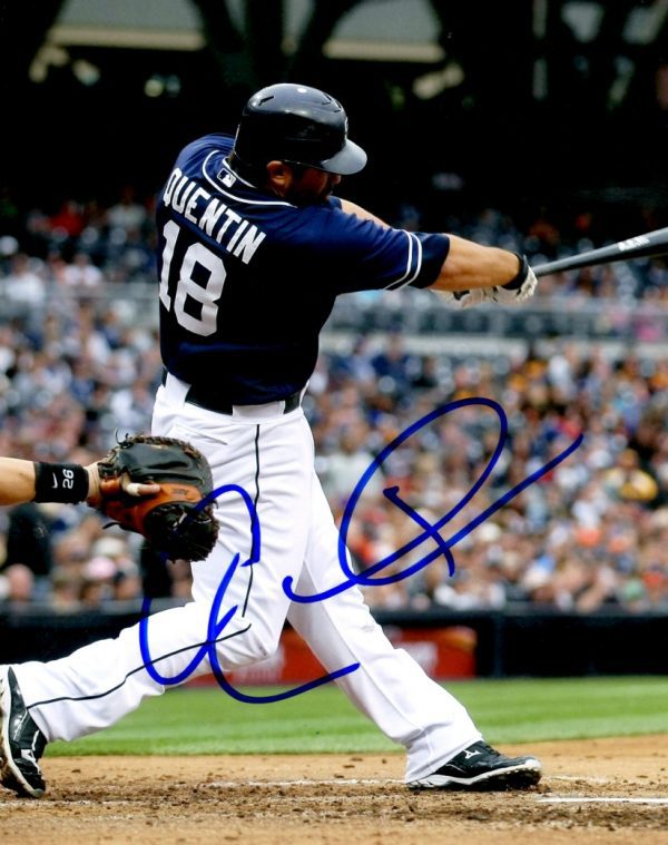 AUTOGRAPHED CARLOS QUENTIN 8X10 San Diego Padres photo