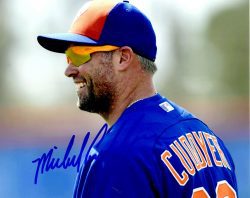 AUTOGRAPHED MICHAEL CUDDYER 8X10 New York Mets photo
