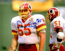 Autographed  DAVE BUTZ 8x10 Washington Redskins Photo