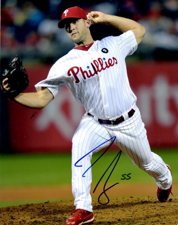 AUTOGRAPHED JOE SAVERY photo  Philadelphia Phillies