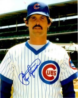 AUTOGRAPHED GEORGE FRAZIER 8X10 Chicago Cubs Photo