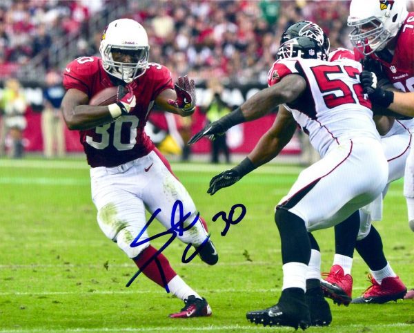 Autographed STEPFAN TAYLOR 8X10  Arizona Cardinals Photo