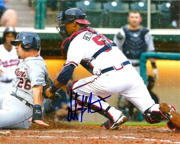 AUTOGRAPHED CHRISTIAN BETHANCOURT 8X10 Atlanta Braves photo