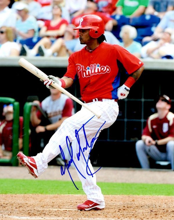 AUTOGRAPHED MICHAEL MARTINEZ 8X10 photo  Philadelphia Phillies