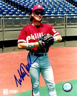 AUTOGRAPHED MITCH WILLIAMS 8X10 photo  Philadelphia Phillies