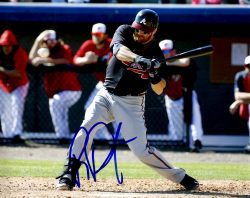 AUTOGRAPHED RYAN DOUMIT 8X10 Atlanta Braves photo