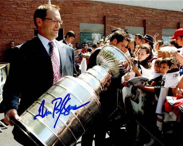 Autographed DAN BYLSMA 8x10 Pittsburgh Penguins Photo
