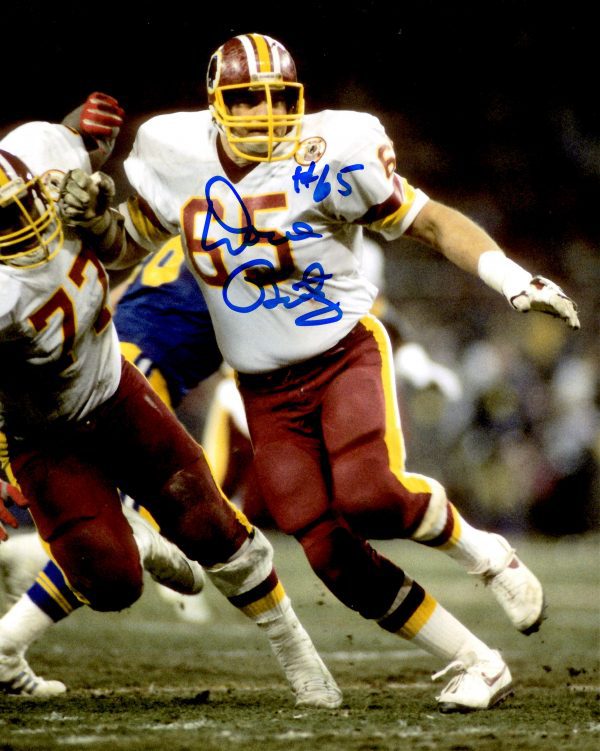 Autographed  DAVE BUTZ 8x10 Washington Redskins Photo