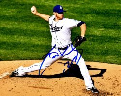 AUTOGRAPHED IAN KENNEDY 8X10 San Diego Padres photo
