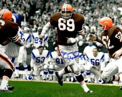 Autographed  JIM KANICKI 8X10 Cleveland Browns Photo
