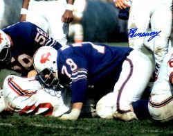 Autographed  JIM DUNAWAY 8X10 Buffalo Bills Photo