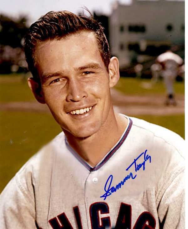 AUTOGRAPHED SAMMY TAYLOR 8X10 Chicago Cubs Photo