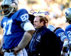 Autographed JOE SCHMIDT 8X10 DETROIT LIONS photo