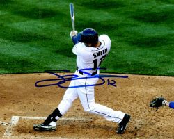 AUTOGRAPHED SETH SMITH 8X10 San Diego Padres photo