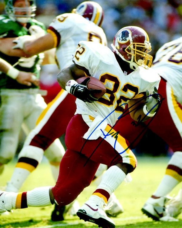 Autographed RICKY ERVINS 8x10 Washington Redskins Photo