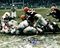 Autographed MIKE LUCCI  8X10 Cleveland Browns Photo