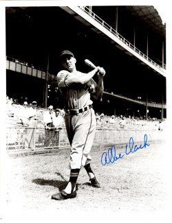 AUTOGRAPHED ALLIE CLARK 8X10 photo  Cleveland Indians