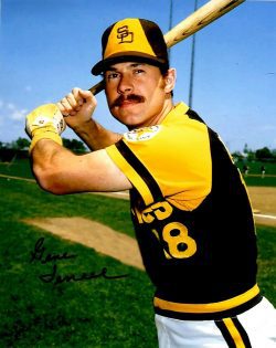 AUTOGRAPHED GENE TENACE 8X10 San Diego Padres photo