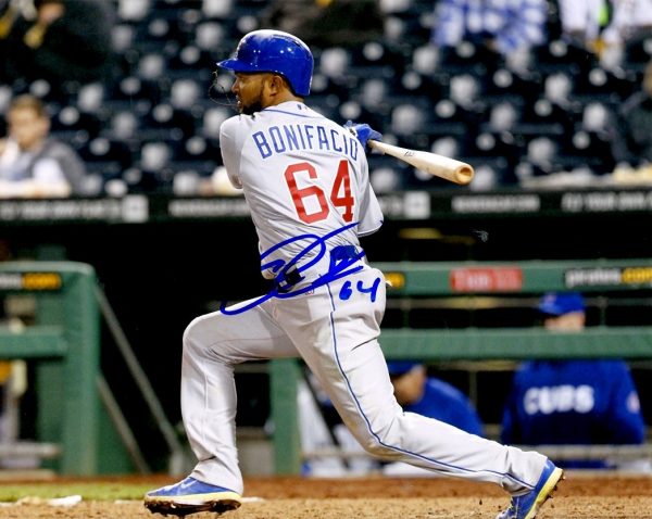 AUTOGRAPHED EMILIO BONIFACIO 8X10 Chicago Cubs Photo