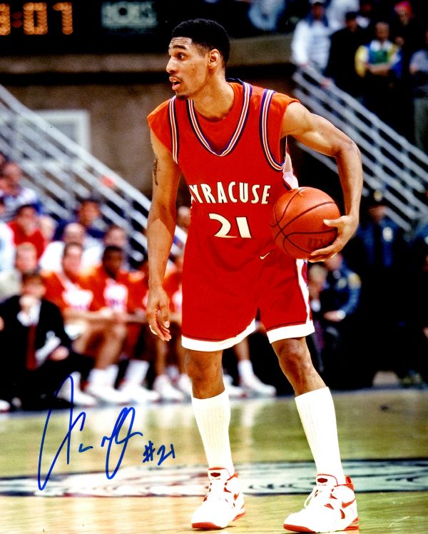 Autographed LAWRENCE MOTEN Syracuse Orangemen 8x10 Photo