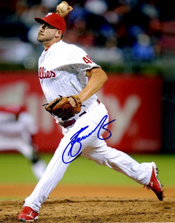 AUTOGRAPHED PHILLIPE AUMONT  8X10 Philadelphia Phillies Photo