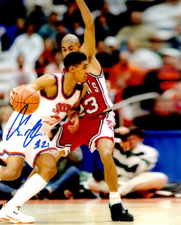 Autographed  LAWRENCE MOTEN Syracuse Orangemen 8x10 Photo