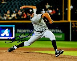 AUTOGRAPHED STEVE CISHEK 8X10 Miami Marlins Photo