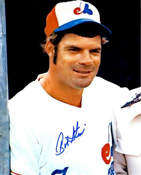 AUTOGRAPHED BOB STINSON 8x10 Montreal Expos Photo